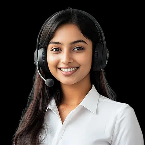 Student representative with headset